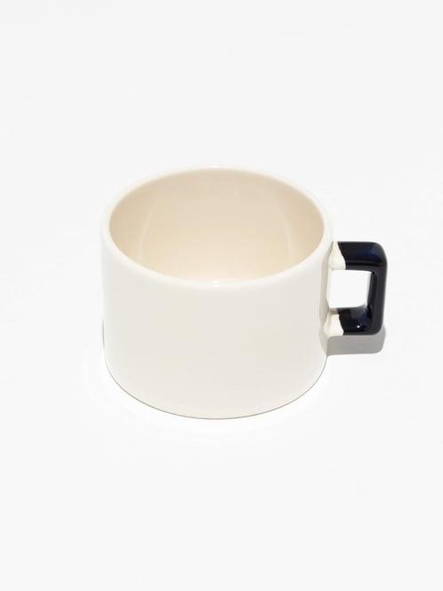Seramik Lacivert Kulplu Nescafe Fincanı