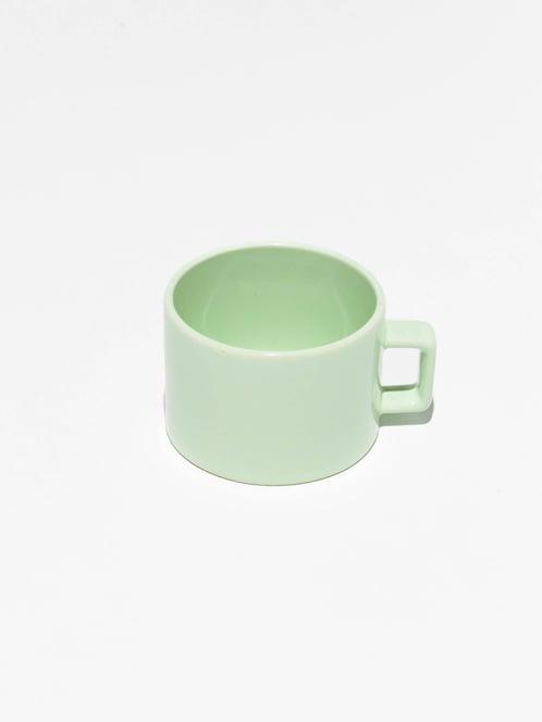 Seramik Pastel Yeşil Nescafe Fincanı