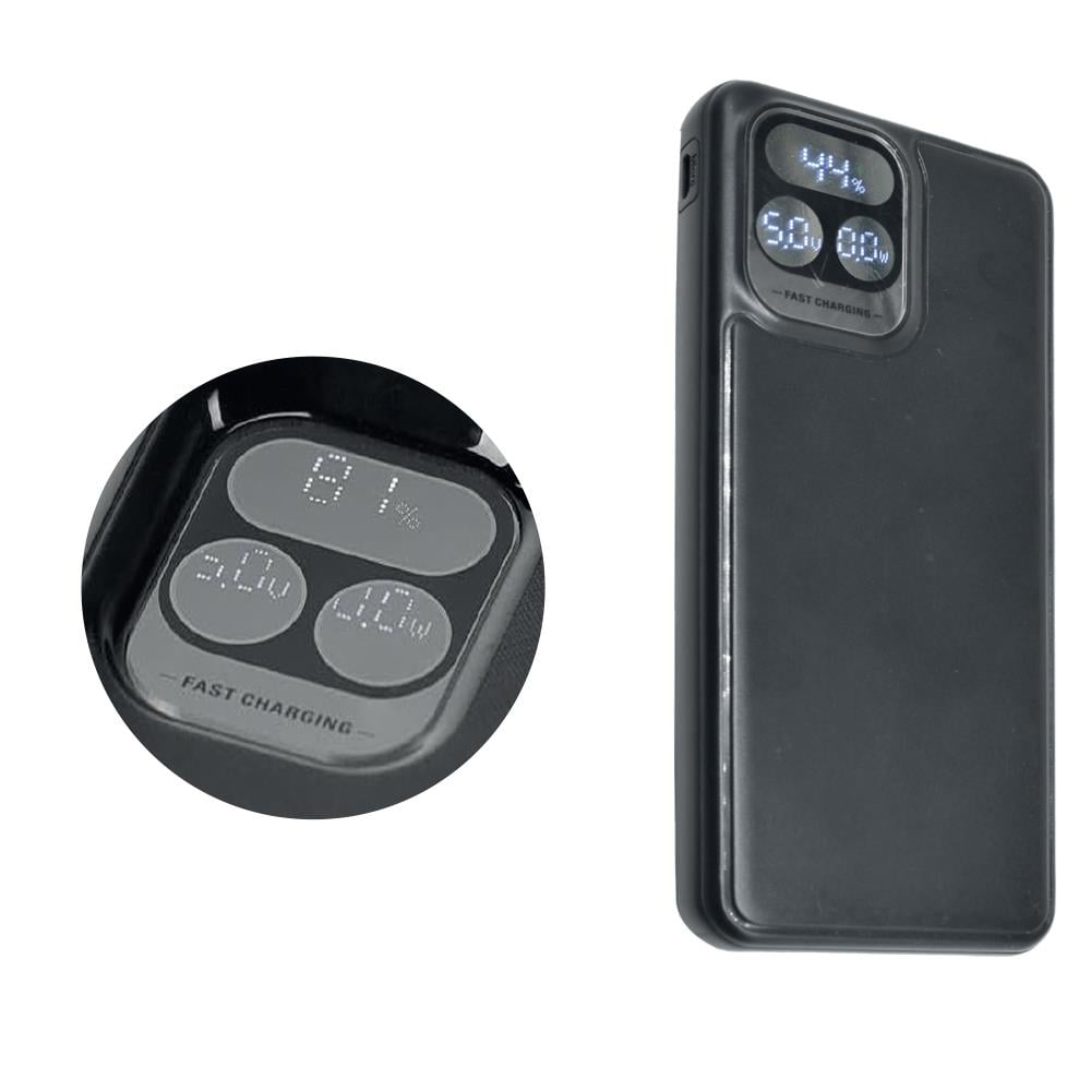 Siyah 10.000 mAh Powerbank 