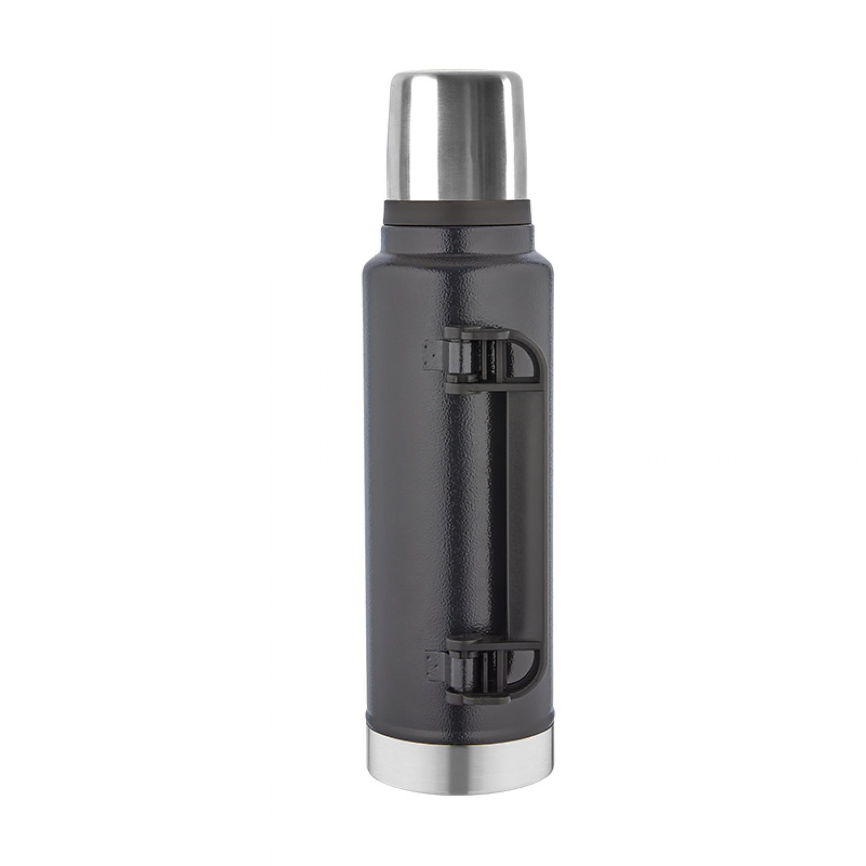 Siyah Çelik Termos 1450 ml