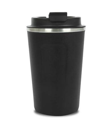 Siyah Çelik Termos Mug 380 ml