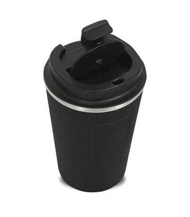 Siyah Çelik Termos Mug 380 ml