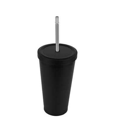 Siyah Çelik Termos Mug 500 ml
