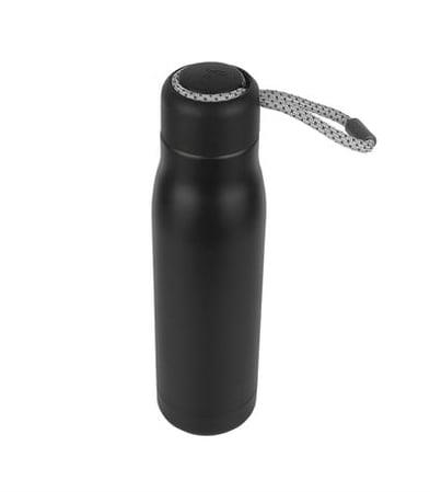 Siyah İpli Çelik Termos 600 ml