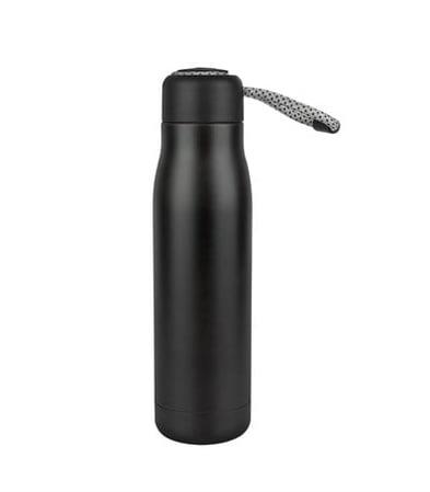 Siyah İpli Çelik Termos 600 ml