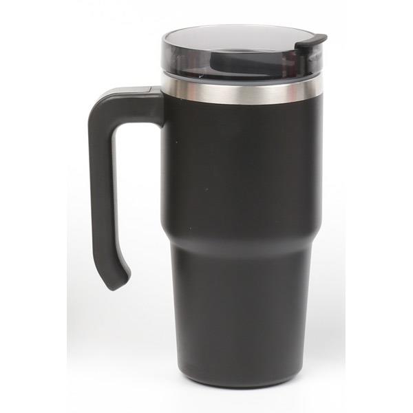 Siyah Renkli Çelik Bardak Termos 600 ml