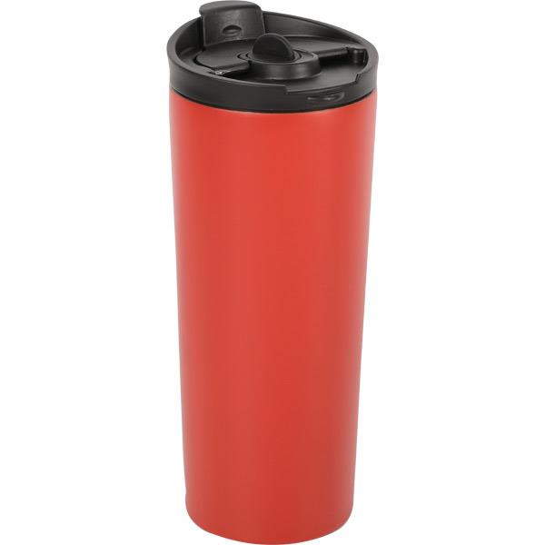 Sızdırmaz Halkalı Kırmızı Çelik Termos 450 ml
