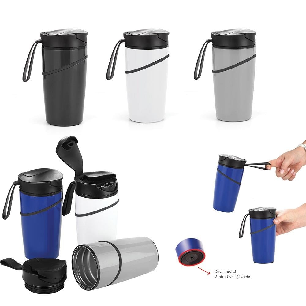 Spor Görünümlü Çelik Termos 350 ml