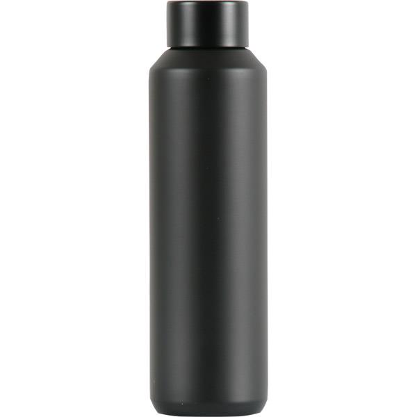 Spor/Şık Siyah Çelik Termos 600 ml