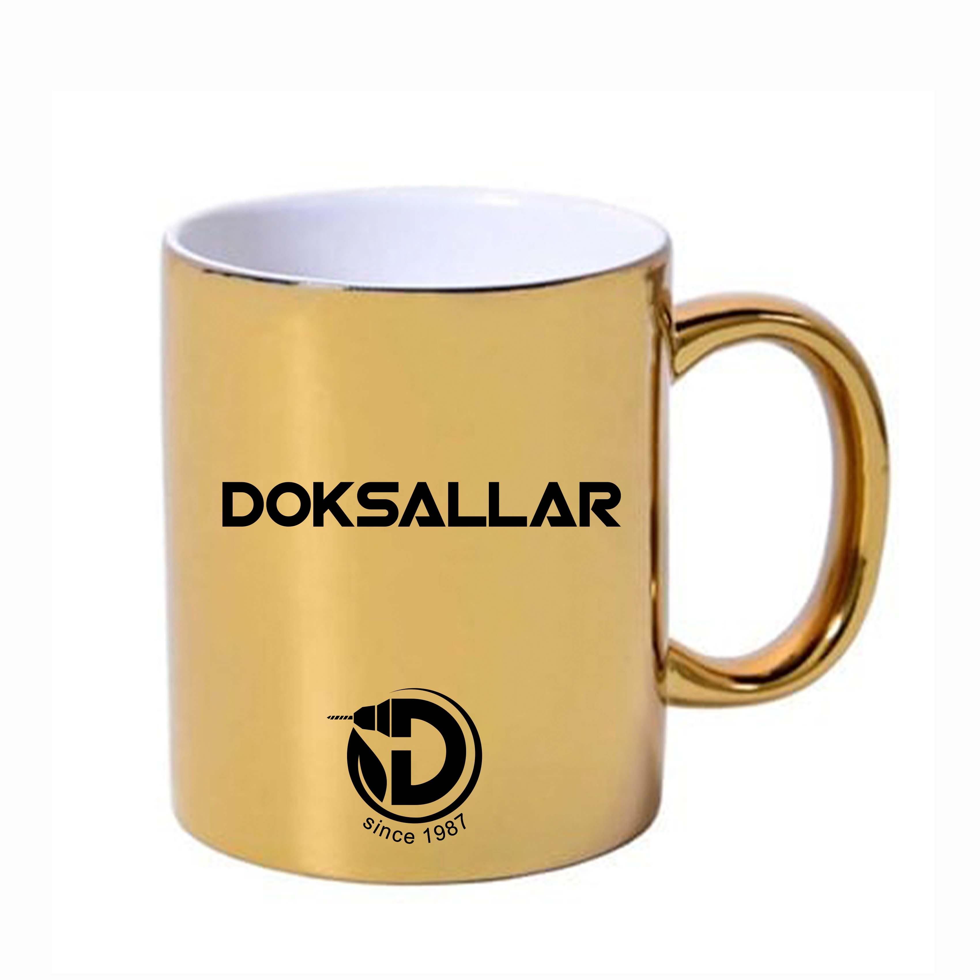 Süblimasyon Gold Kupa Bardak 
