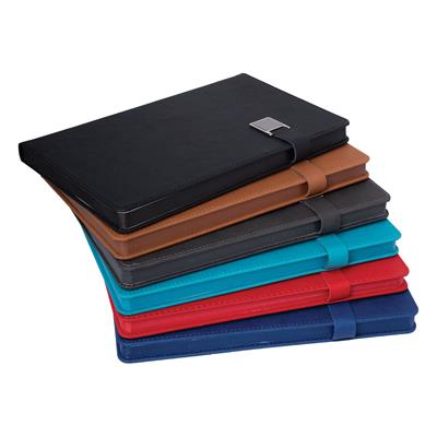 Termo Deri Baskılı Promosyon Metal Tokalı Defter