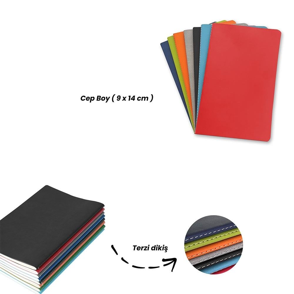 Terzi Dikişli Renkli Defter