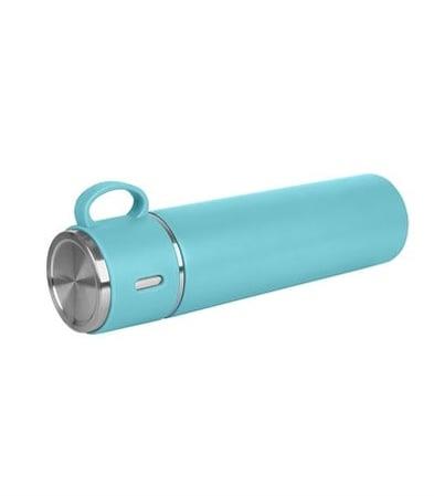 Turkuaz Bardaklı Çelik Termos 580 ml