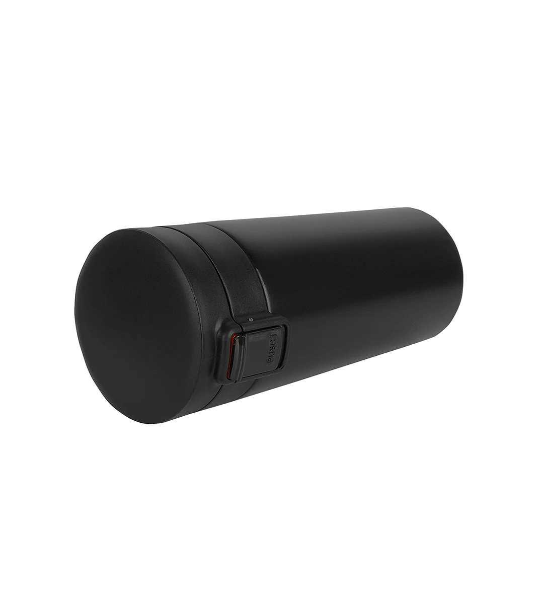 Tuş Mekanizmalı Siyah Çelik Termos 350 ml