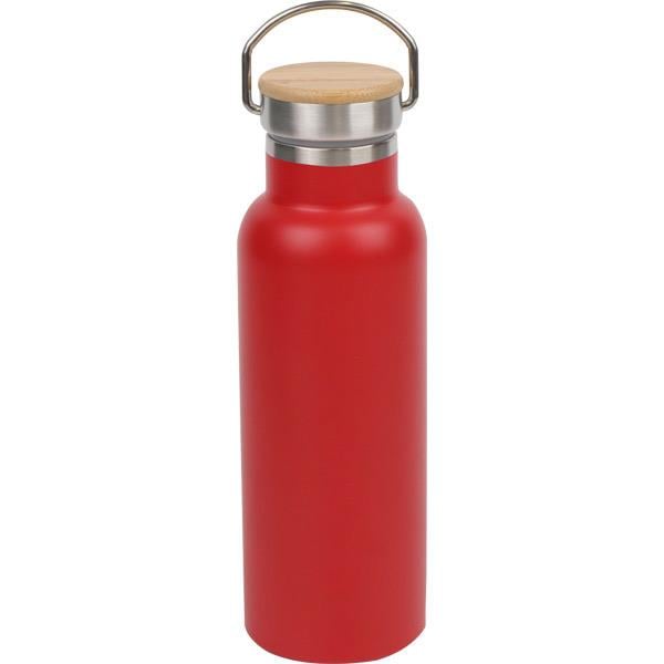 Vintage Kırmızı Çelik Termos 600 ml
