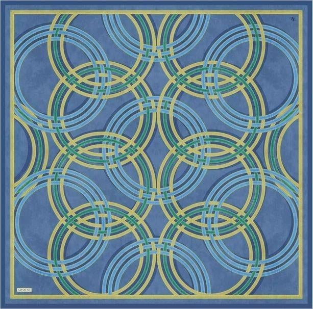 Armine Desenli Saf İpek Sura Eşarp 9333-80