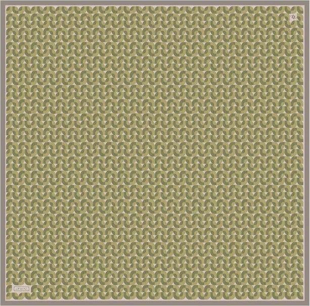 Armine Desenli Saf İpek Twill Eşarp 9321--36