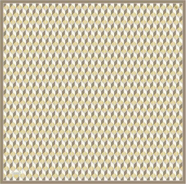 Armine Desenli Saf İpek Twill Eşarp 9309--33