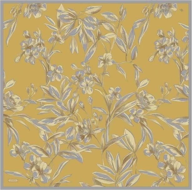 Armine Desenli Saf İpek Twill Eşarp 9324--04