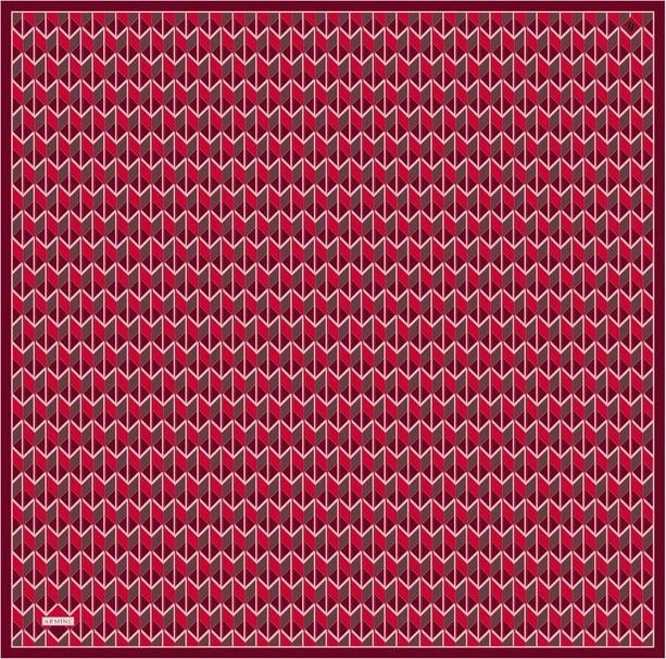 Armine Desenli Saf İpek Twill Eşarp 9309--85