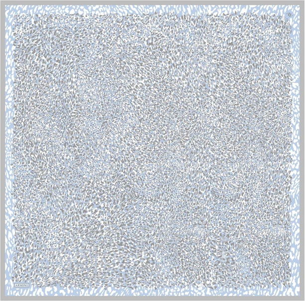 Armine Desenli Saf İpek Twill Eşarp 9352--06
