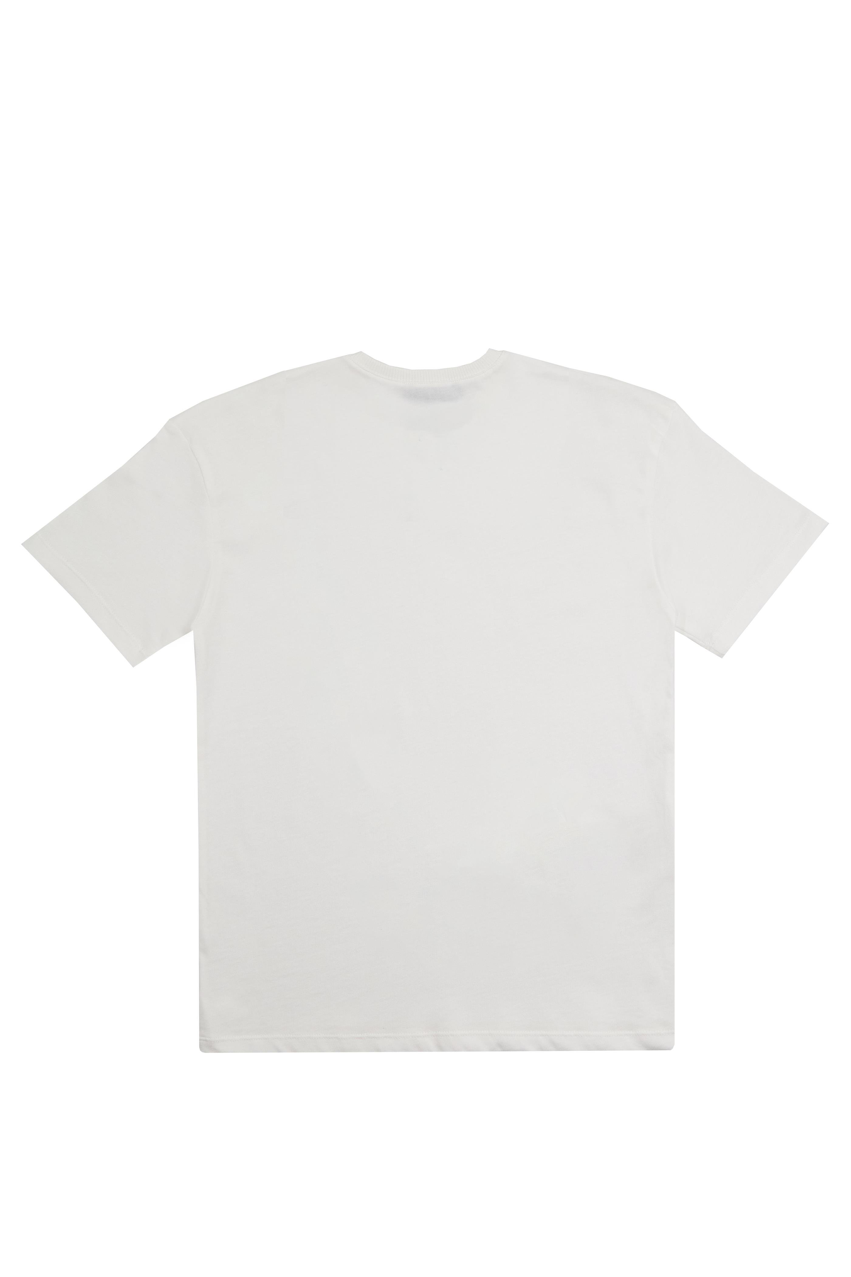 Kız Çocuk Beyaz Tshirt Baskılı- Soft