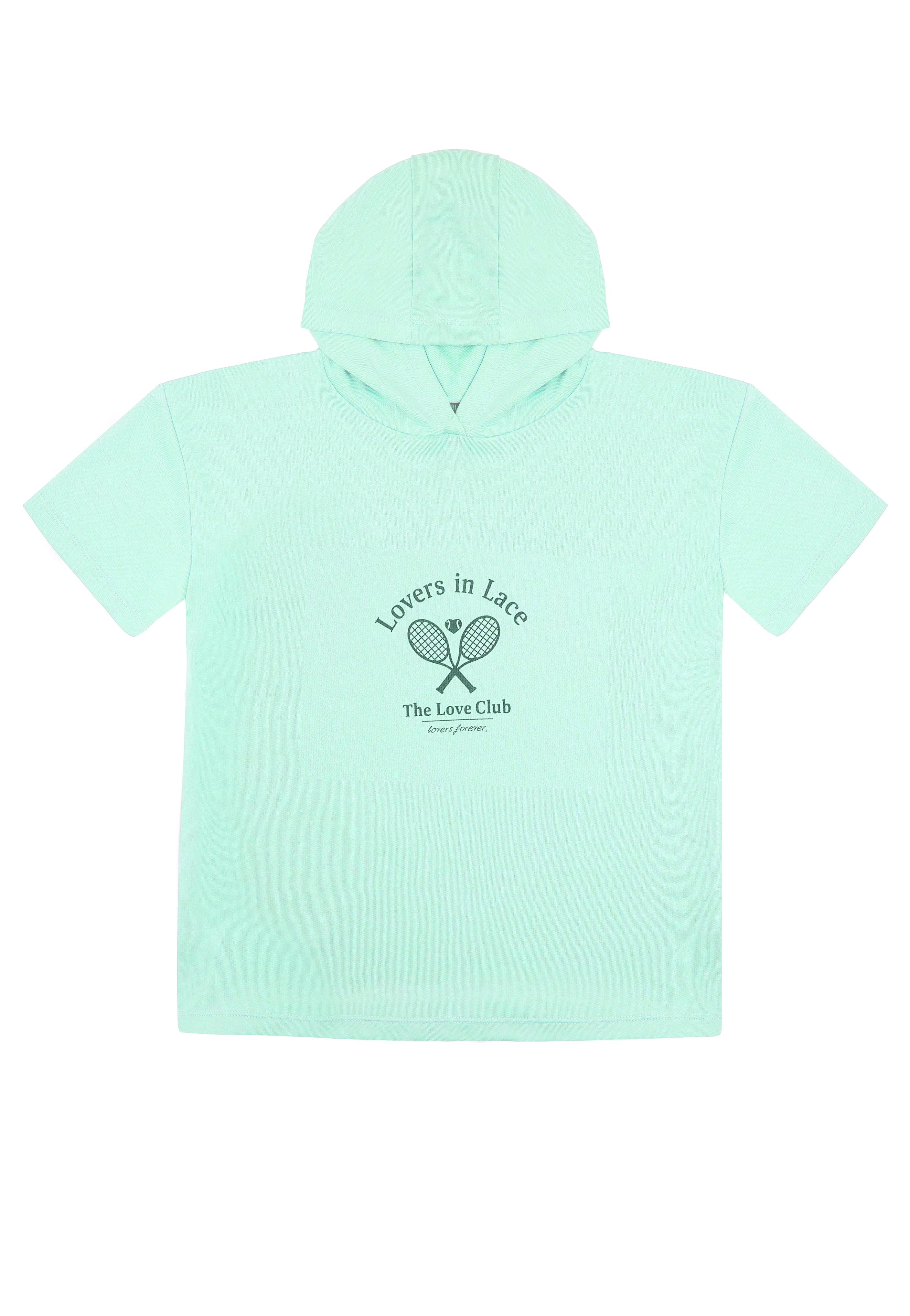 Kız Çocuk Turkuaz Şort Tshirt Takım - Lili