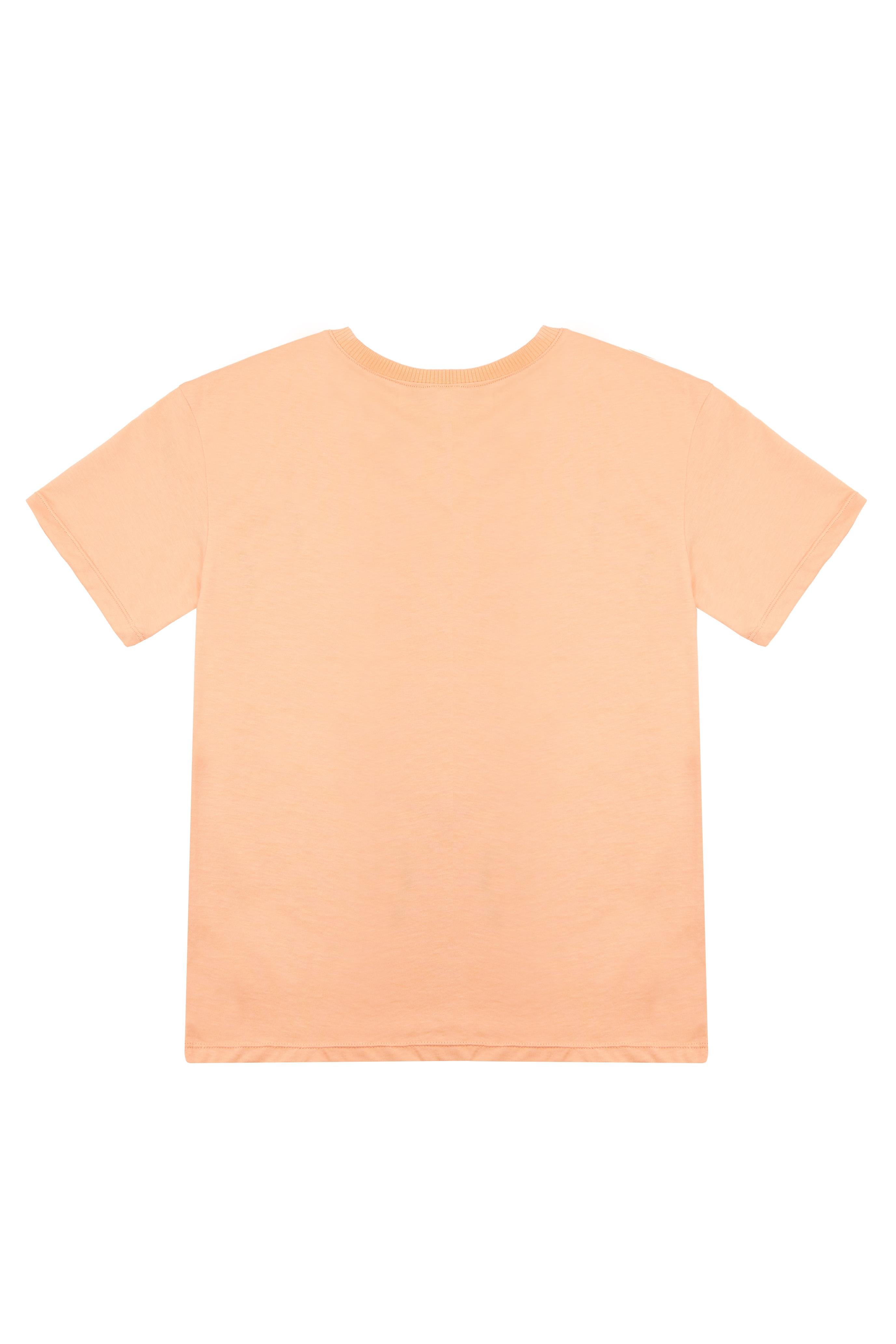 Kız Çocuk Turuncu Tshirt Baskılı- Wear
