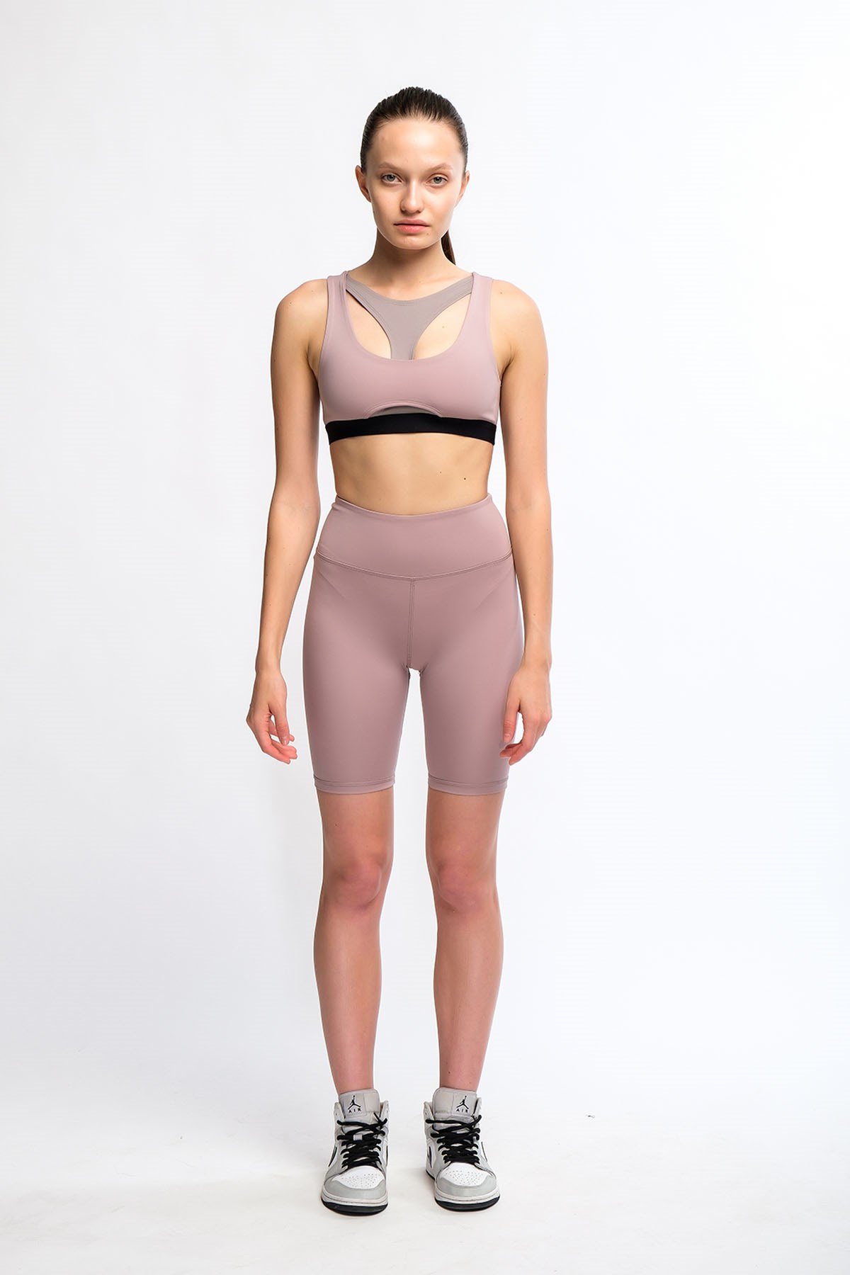 Rose Kadın Soft Touch Biker Kısa Tayt - Pageda
