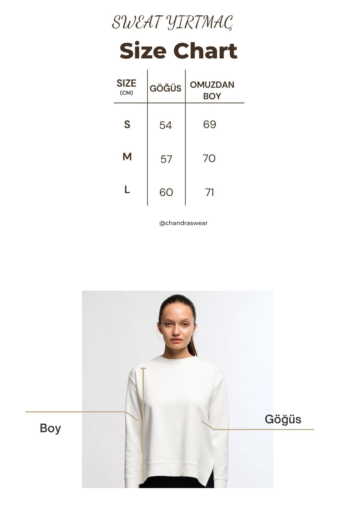 Siyah Kadın Yırtmaç Detaylı Sweatshirt - Frey