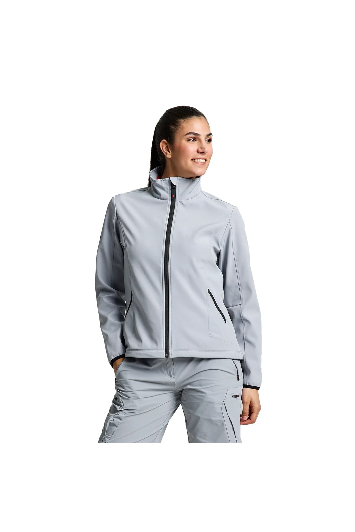 Act Ws Softshell Kadın Gri Ceket KADIN CEKET A925002S00