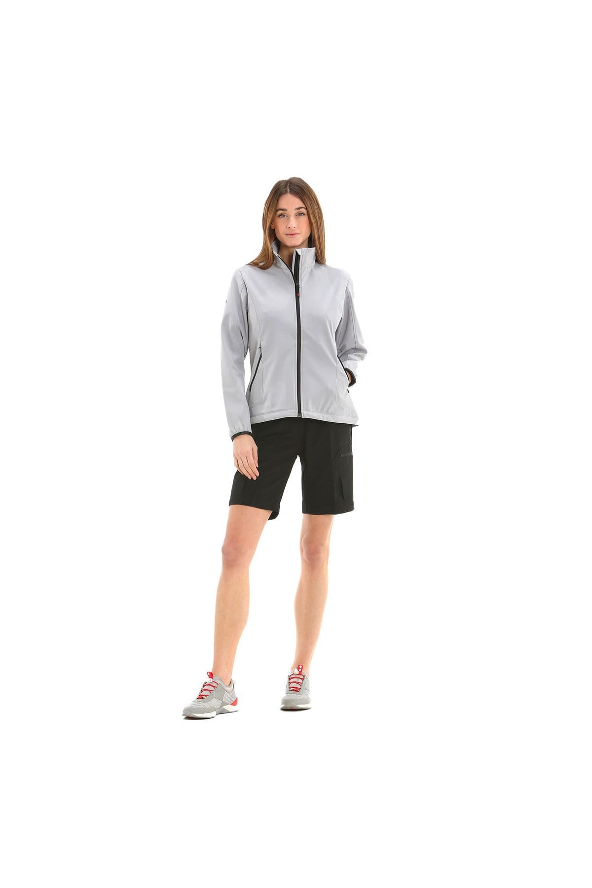 Act Ws Softshell Kadın Gri Ceket KADIN CEKET A925002S00