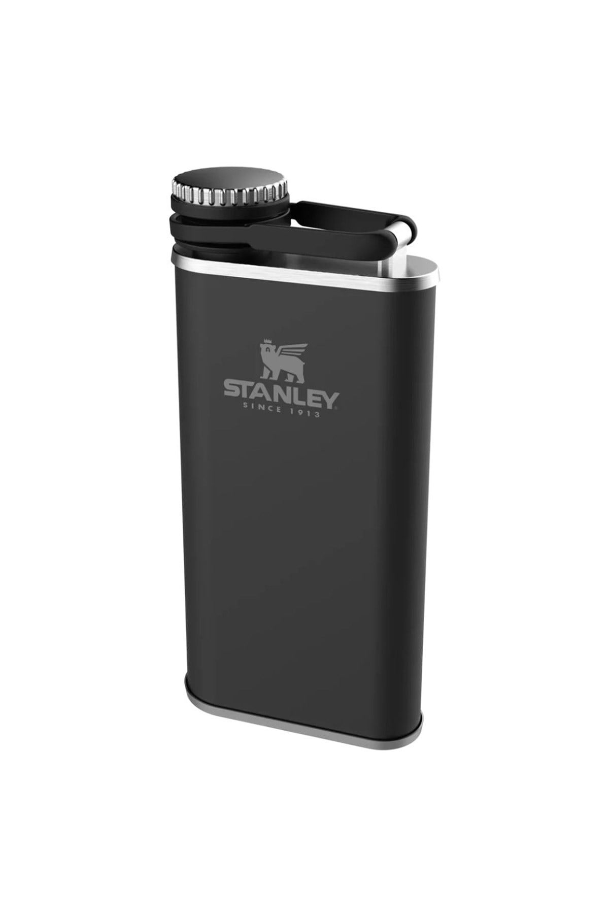 Classic Easy Fill Wide Mouth Flask Cep Matarası 0.23 LT Termos Matara SİYAH