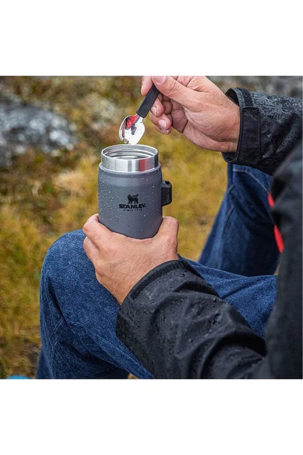 Classic Legendary Kaşıklı Yemek Termosu | 0.4L Koyu Mavi