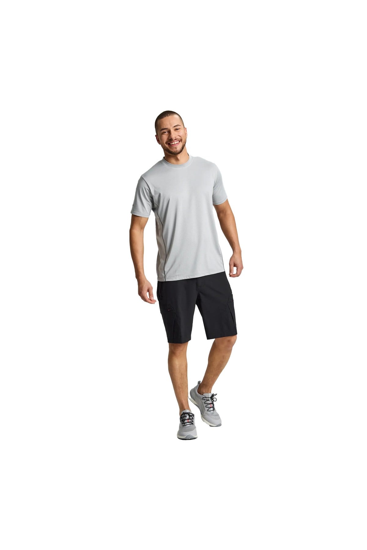 Crew Sunblock Erkek Gri Tişört ERKEK T-SHIRT A112002S00