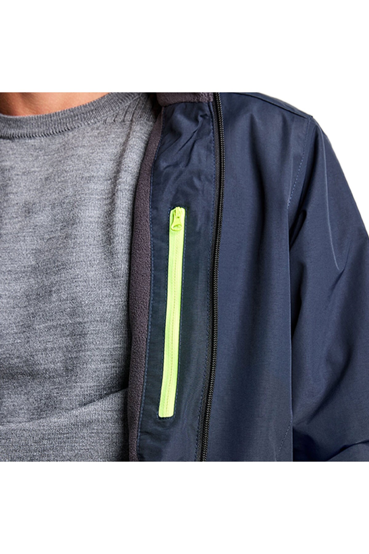 Crew Warm Hooded Erkek Mavi Ceket ERKEK CEKET A101007S00