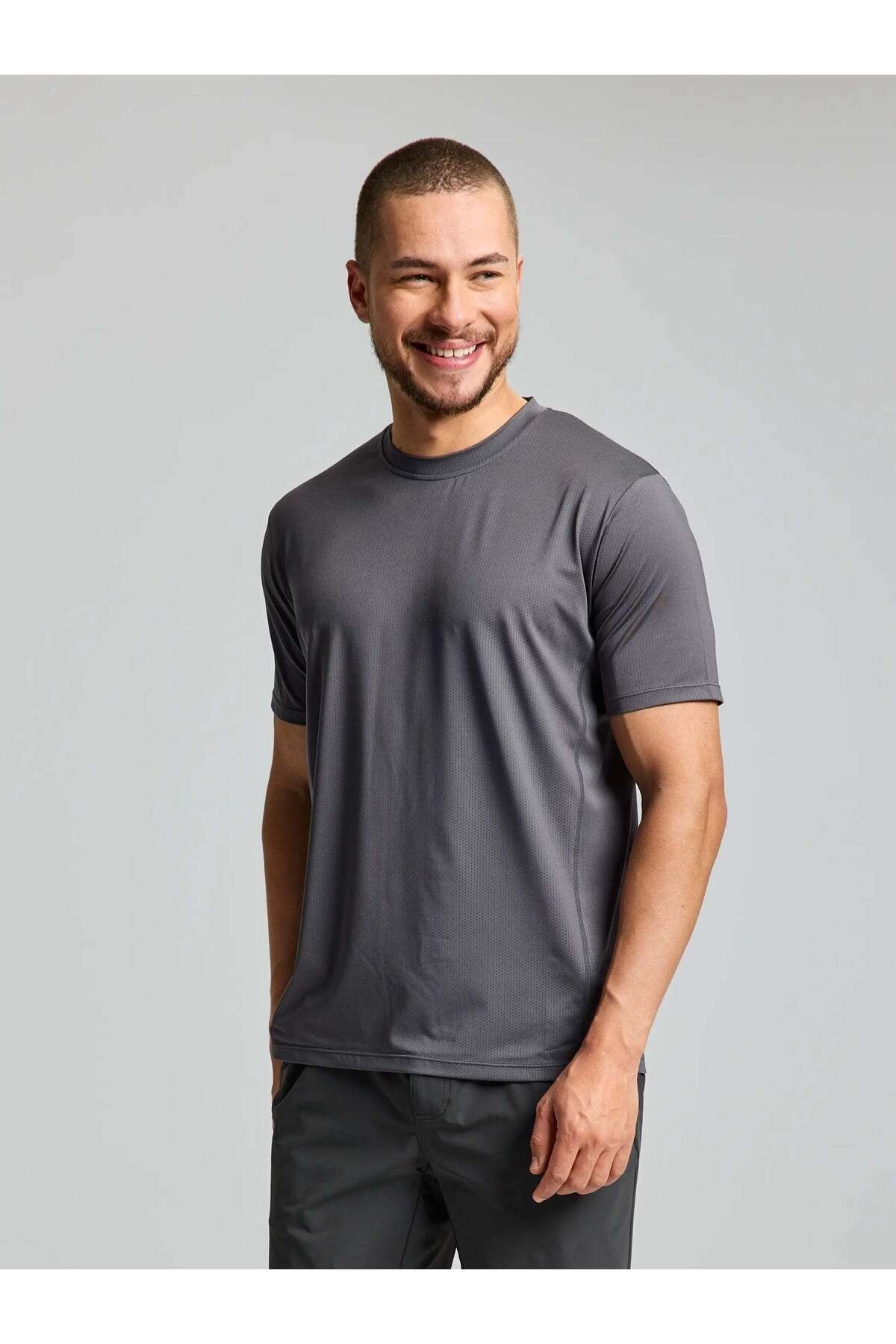 Erkek Antrasit Crew Sunblock Ss Tshirt A112002s00-w14