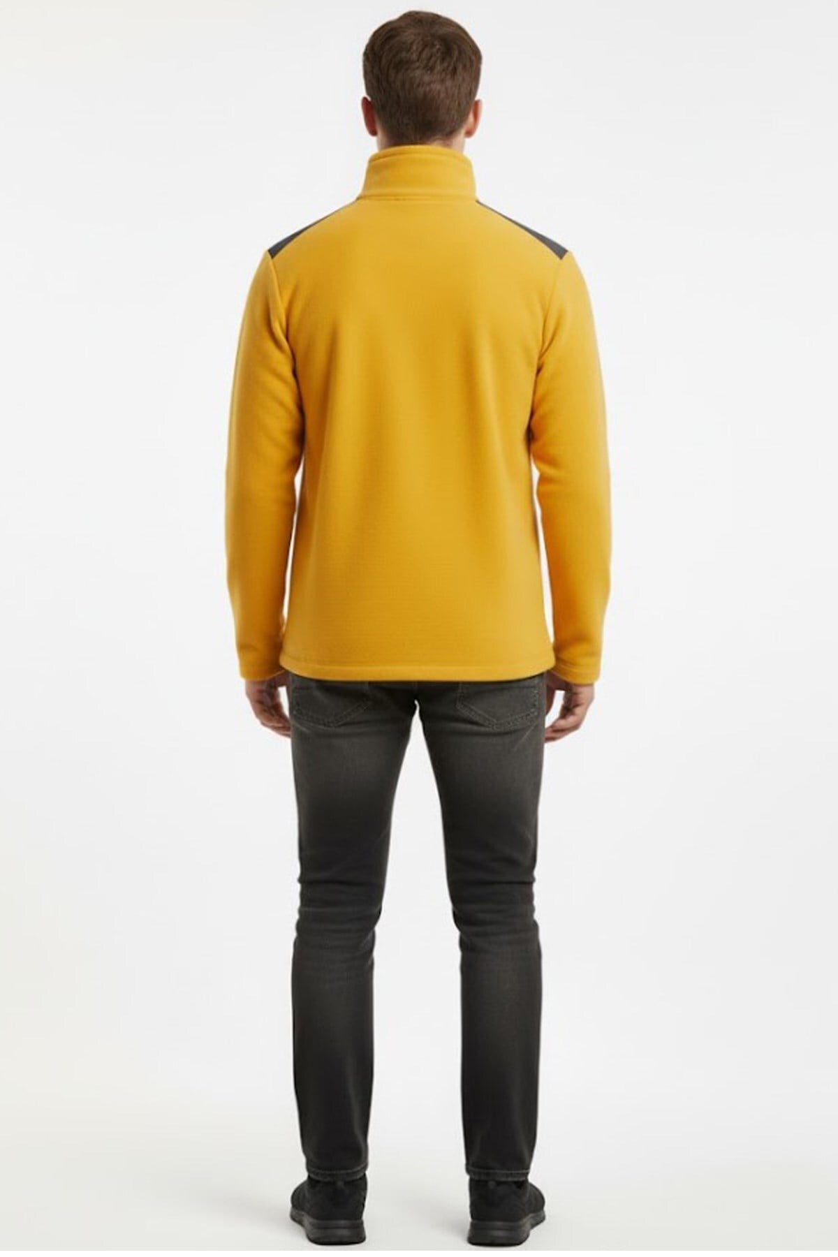 Erkek Block Polar Sweatshirt