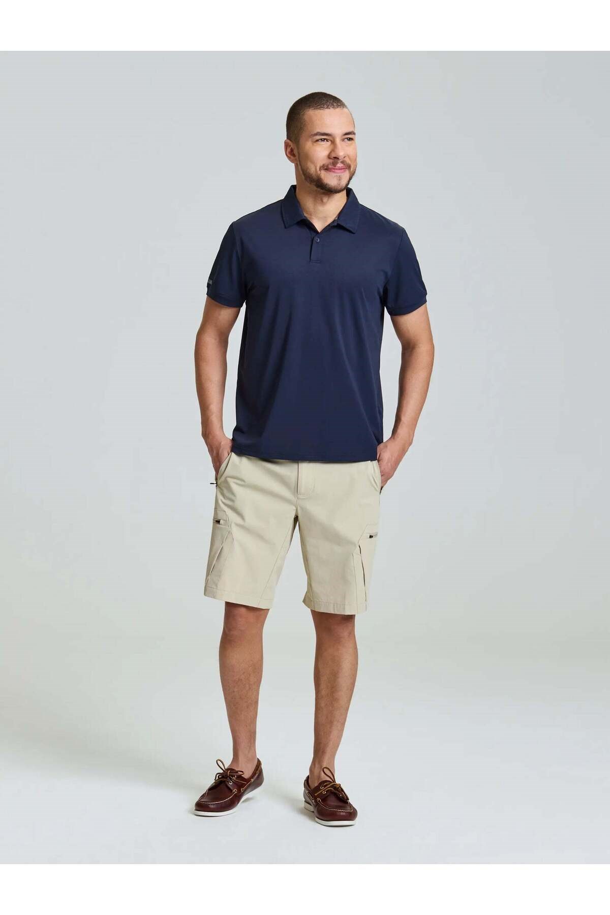 Erkek Lacivert Tech Pique Polo Ss Polo Tshirt A108006s01-w13