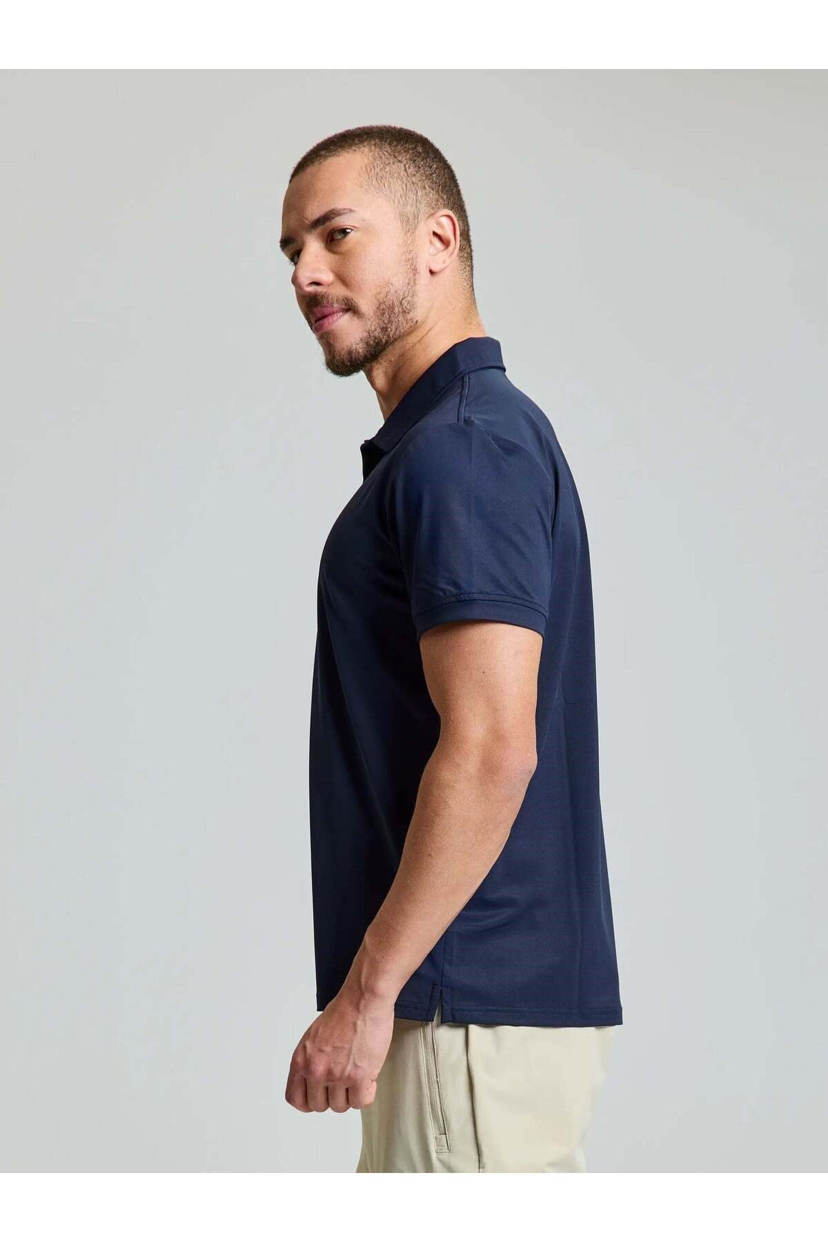 Erkek Lacivert Tech Pique Polo Ss Polo Tshirt A108006s01-w13