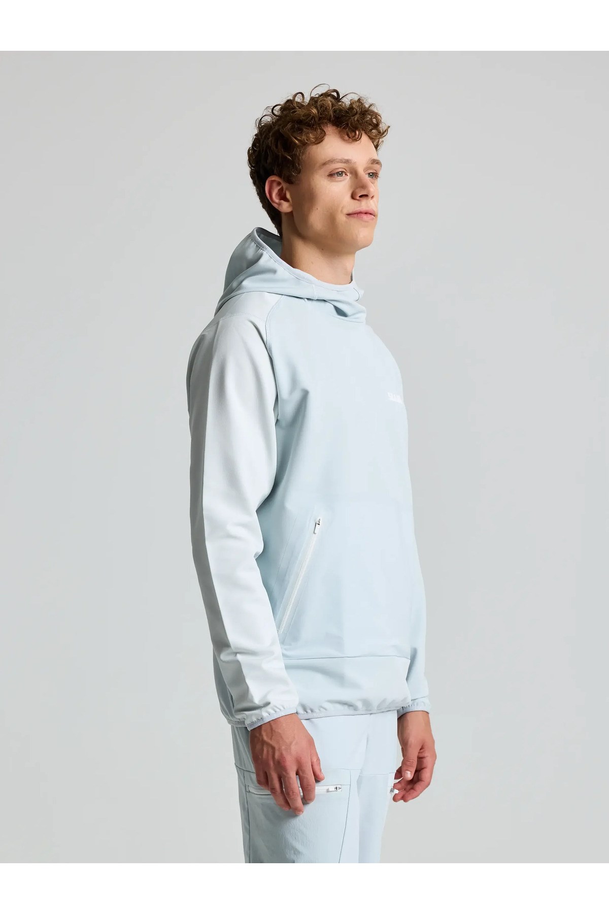 Foil Tech Hoodie Gri Erkek Sweatshirt
