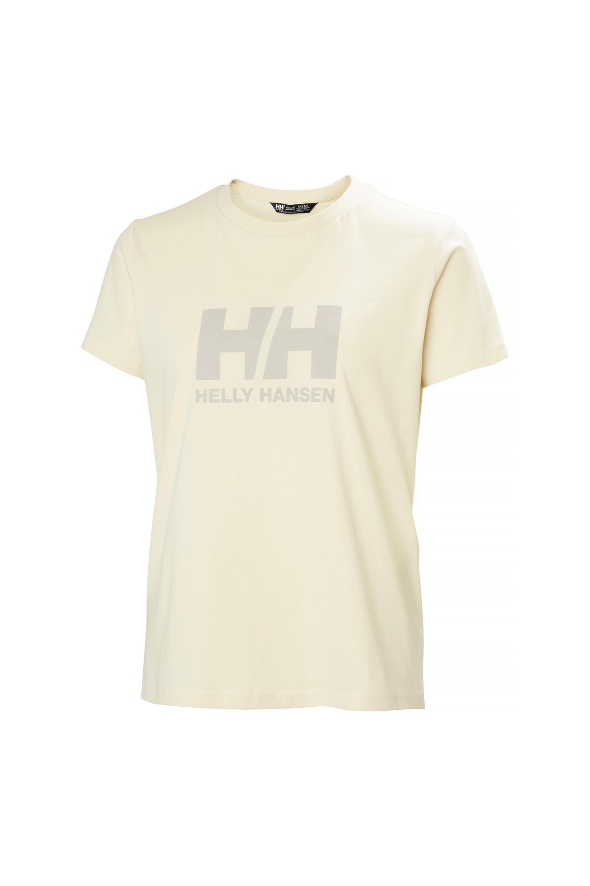 Hha.54593_helly Hansen W Hh Logo T- Krem Bisiklet Yaka Normal Düz Kadın T-shirt