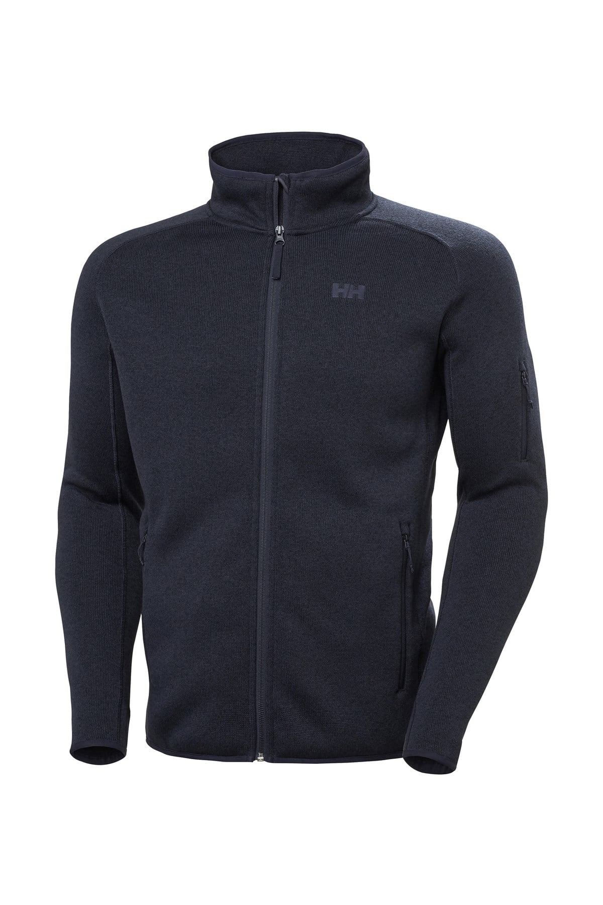 HHA.49429_HHA.597_VARDE POLAR 2.0 Lacivert Dik Yaka Normal Düz Erkek Polar Sweatshırt