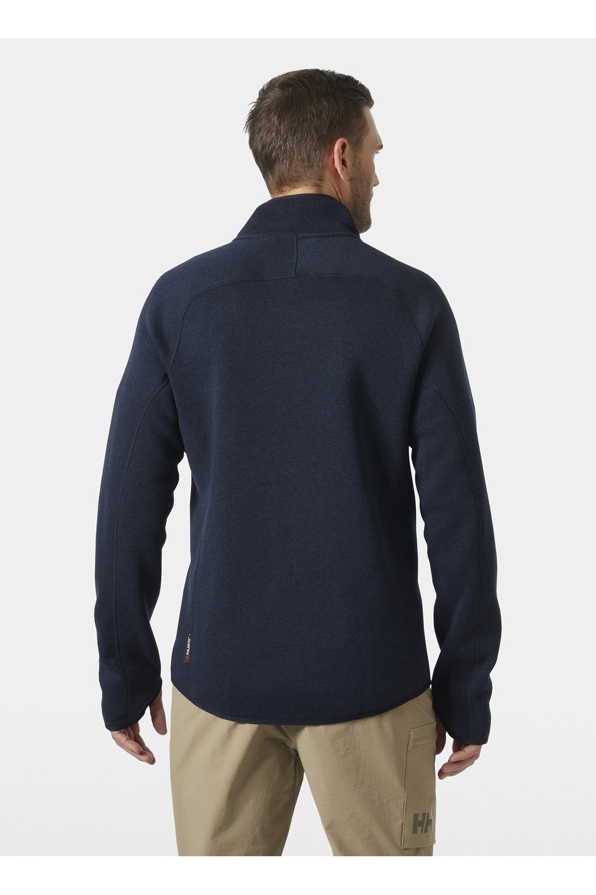 HHA.49429_HHA.597_VARDE POLAR 2.0 Lacivert Dik Yaka Normal Düz Erkek Polar Sweatshırt