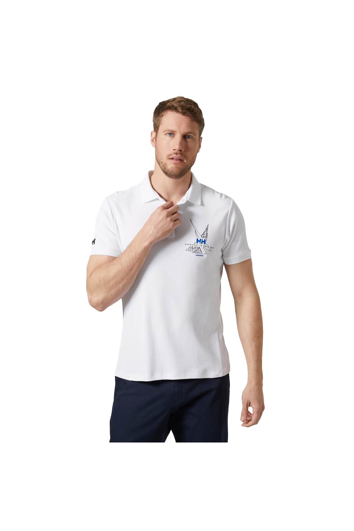 Hp Race Polo Erkek Beyaz Polo Tişört ERKEK POLO T-SHIRT HHA.34416