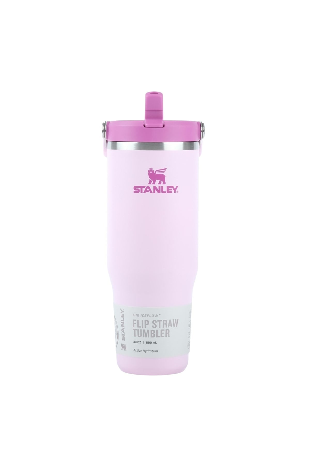 Iceflow Flip Straw Pipetli Termos Bardak 0,89 Lt Pembe