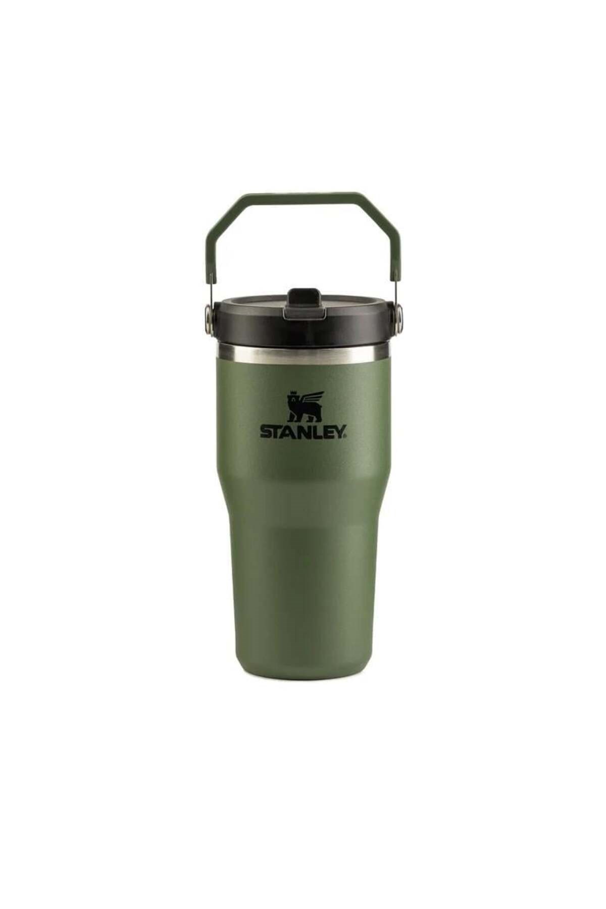 Iceflow™ Flip Straw Tumbler Pipetli Termos | 0.60 L Haki