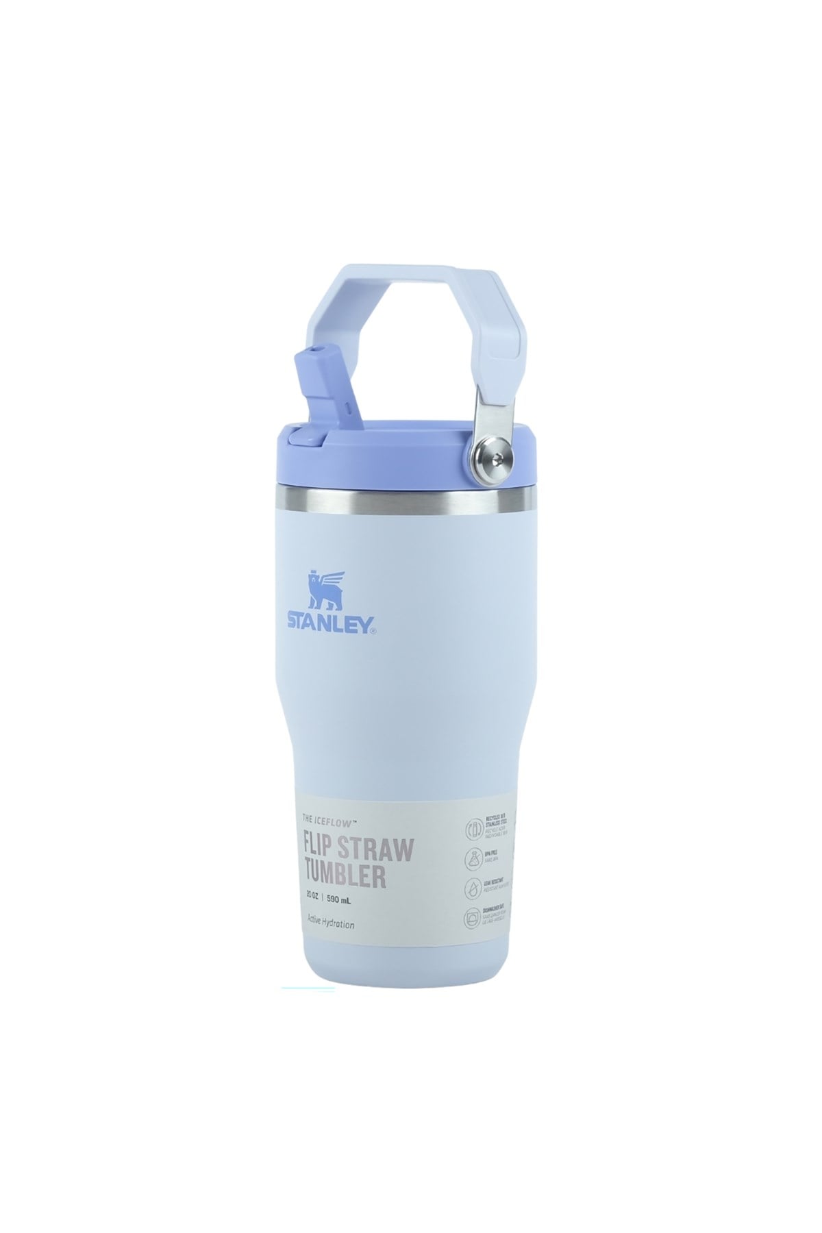 Iceflow™ Flip Straw Tumbler Pipetli Termos | 0.60 L Dew Drop