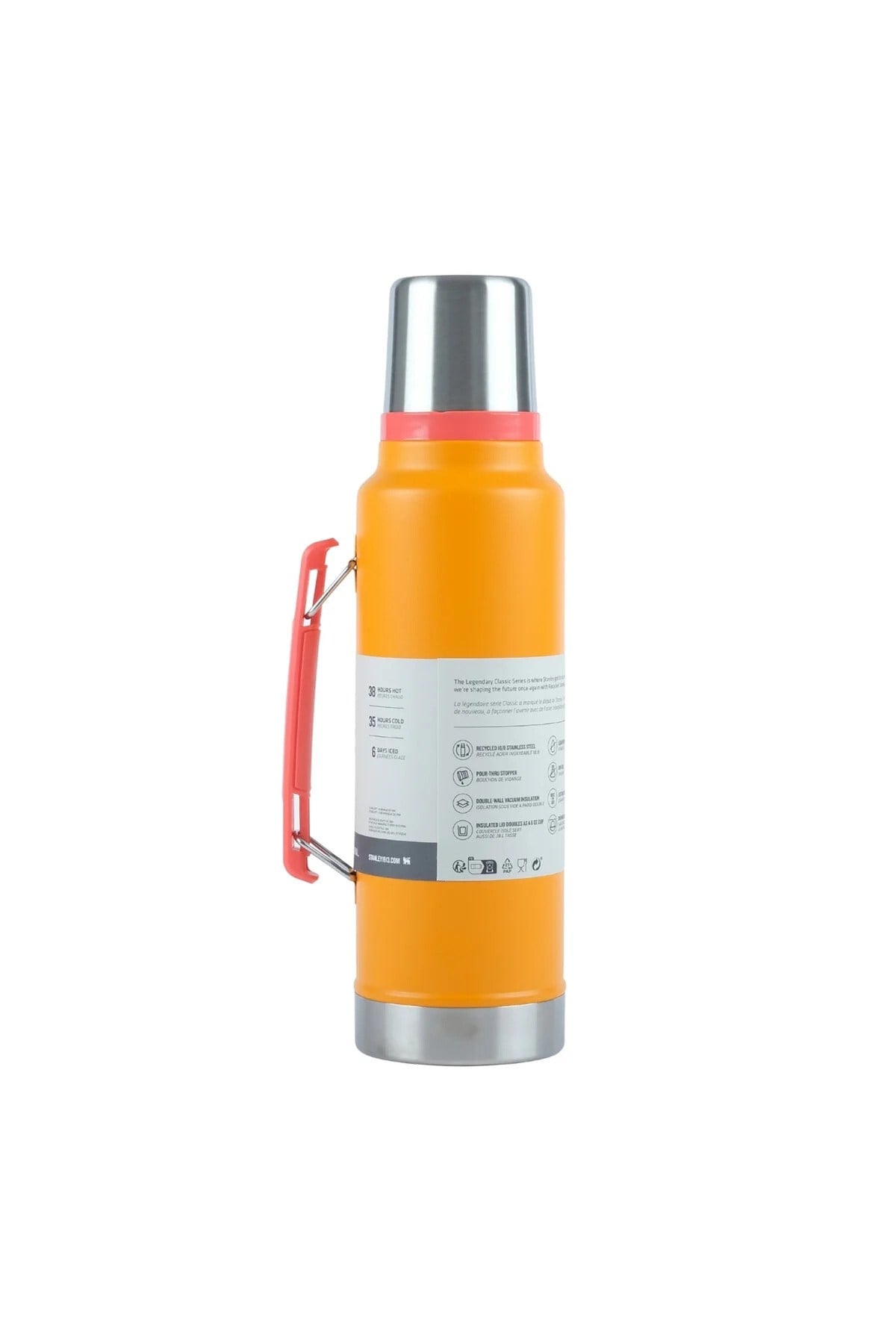 Klasik Vakumlu Çelik Termos 1.4 LT/TURUNCU