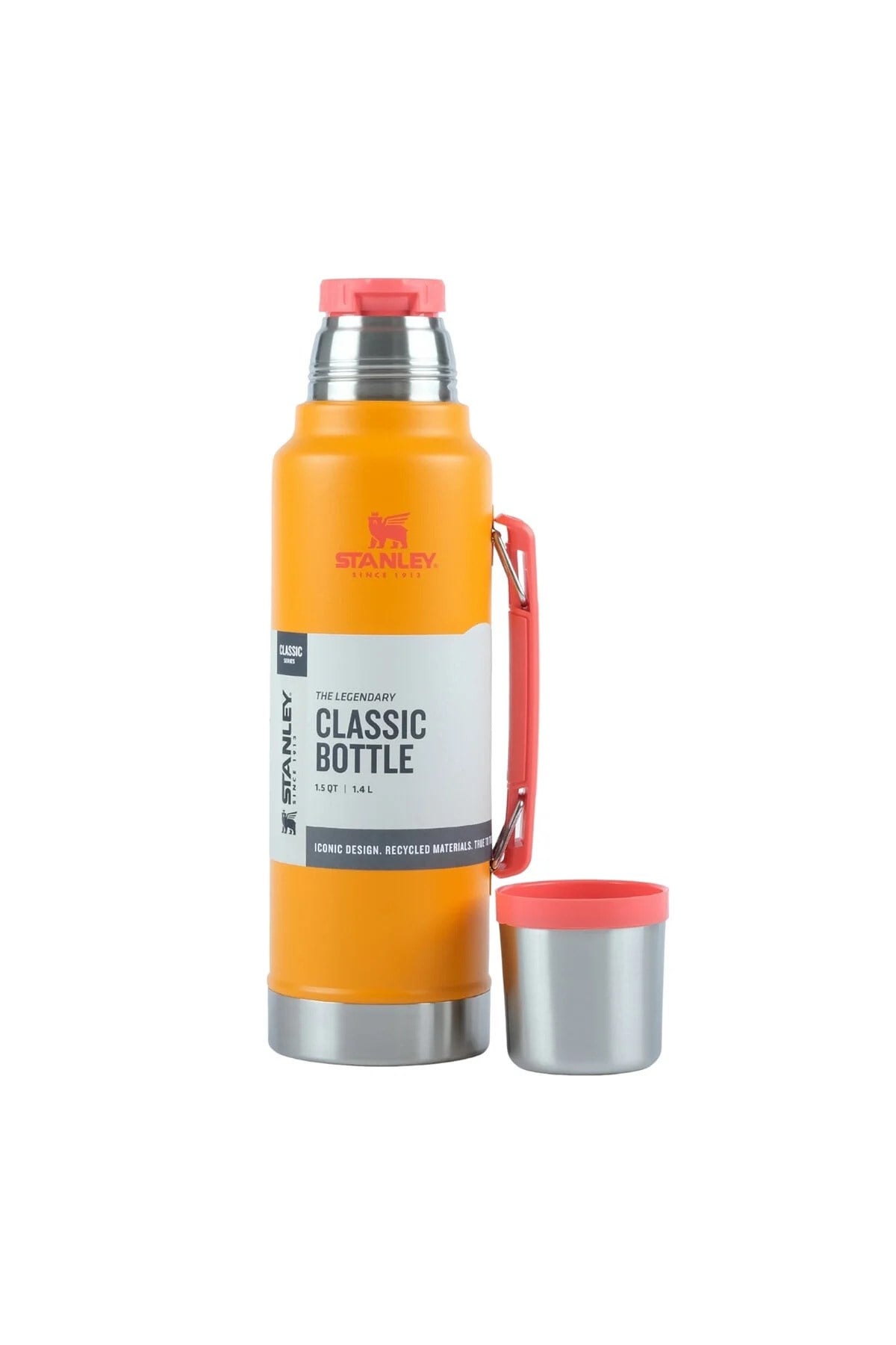 Klasik Vakumlu Çelik Termos 1.4 LT/TURUNCU